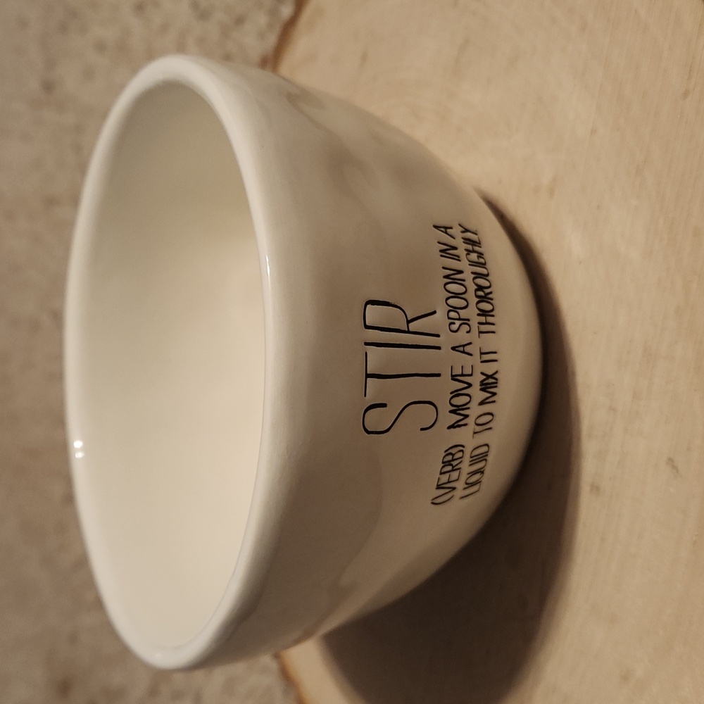 Mud Pie STIR Design Mixing Bowl